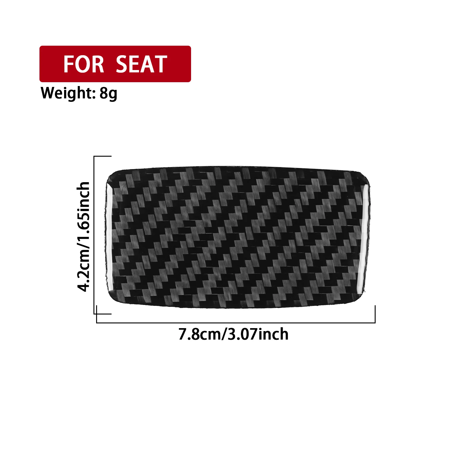 For Seat Cordoba 2003-2010 Ibiza 2003-2008 Carbon Fiber Passenger Side Storage Handle Panel Car Interior Accessory Sticker view 6