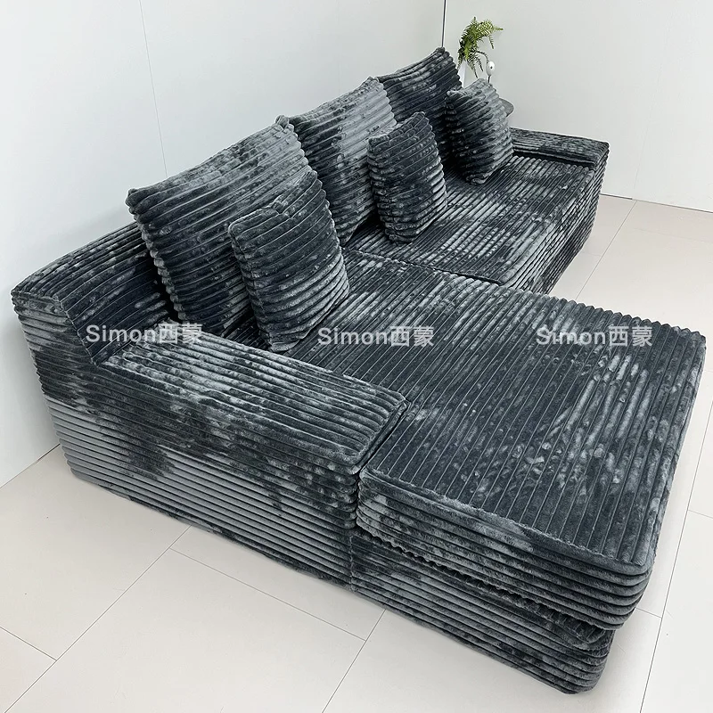 

Компрессионный диван, плюшевый кролик в толстую полоску, очень широкий сидящий большой плюшевый диван для собаки Shar Pei