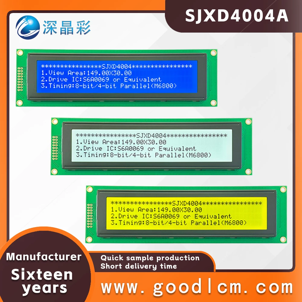 Imagem -06 - Módulo de Exibição Lcd de Caráter Monocromático com Retroiluminação Aip31066 Driver Tamanho Grande 40x4 Sjxd4004a Preço da Promoção