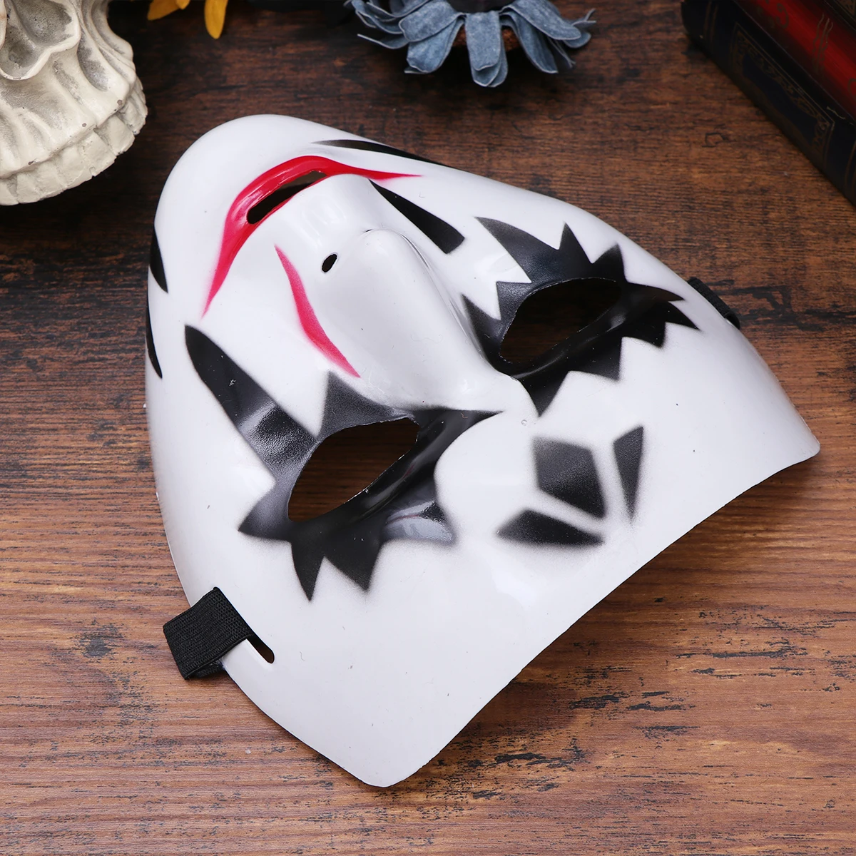 

2 Pcs Halloween Dress up Mask Costume Creepy Masks Vintage Cosplay Props Decorative Accessories Face Miss