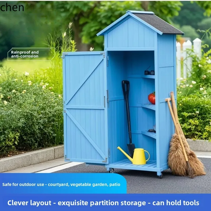 

LXC Outdoor Locker Anti-corrosion Sunscreen Waterproof Storage Cabinet Courtyard Balcony Kindergarten Locker