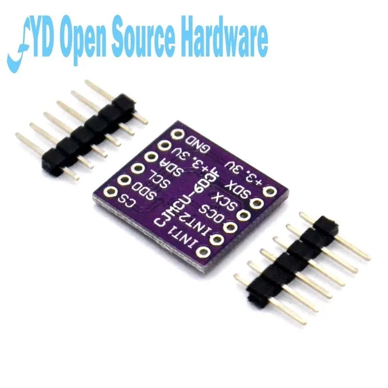 MCU-633 LSM6DSO 6DOF LSM6DSM modulo sensore di assetto giroscopio accelerometro 3D 3.3V SPI IIC I2C MIPI I3C SM interfaccia seriale