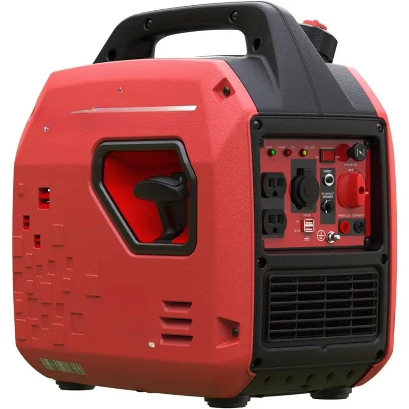 

2500-Watt Portable Gas Inverter Generator, Super Quiet, High Fuel-Efficient Generator, Lightweight,