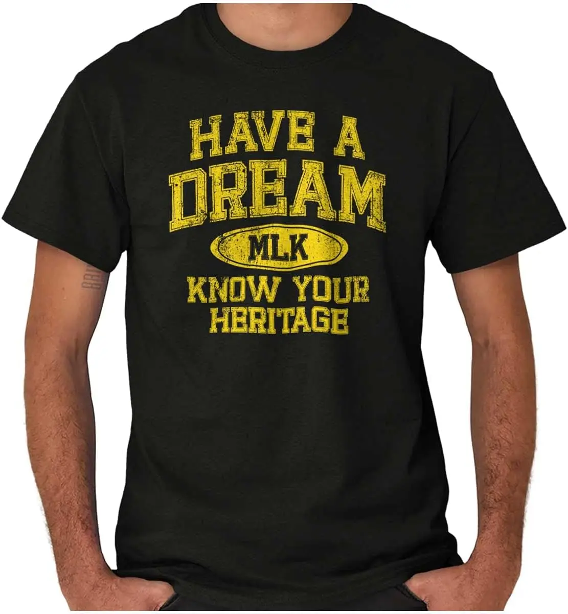 Brisco Brands Have a Dream MLK Black History Pride Graphic T Shirt Men or Women