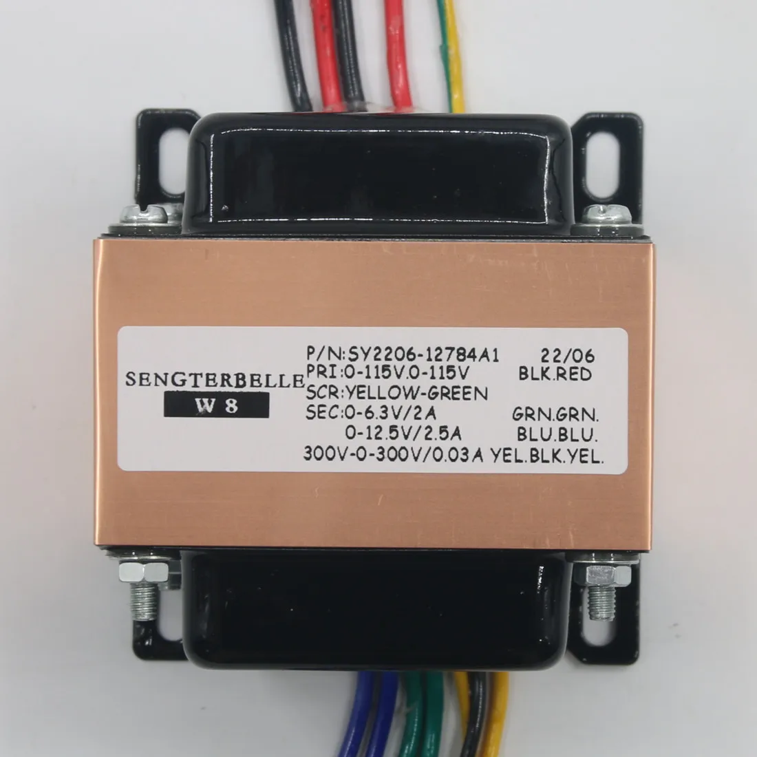 62W EI Audio Power High Voltage Transformer Dual 300V+13.6V+ 6.3V For Tube Preamp Phono Amplifier SY2206-12784A1