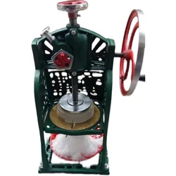 Manual Snow Ice Shaver Machine Hand Crack Ice Crusher,Heavy Duty Iron Shaved Ice Machine