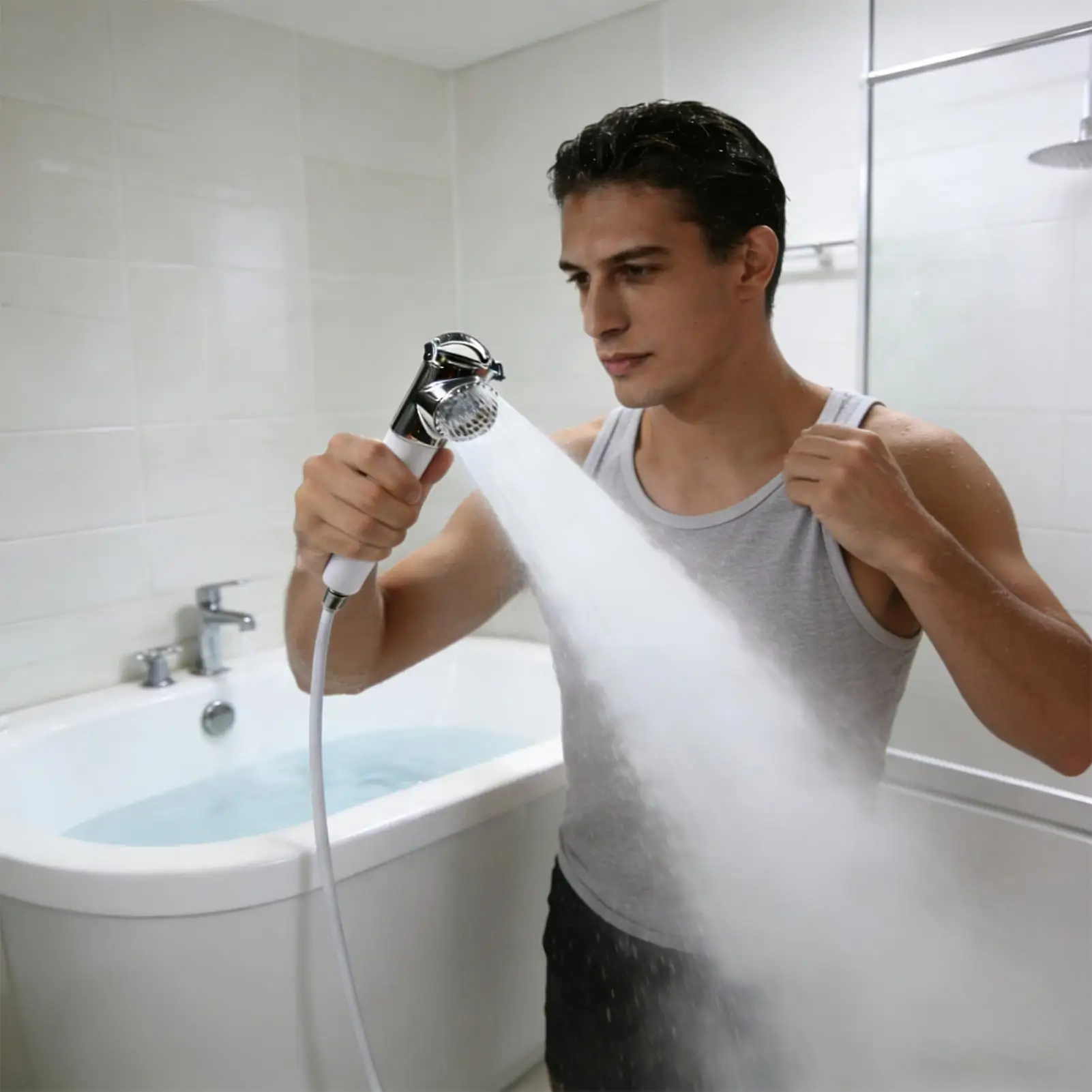 

RV Shower Head With Hose Recessed Sprayer Handheld Shower Wand For Home Apartment RV Yacht Small Bathroom