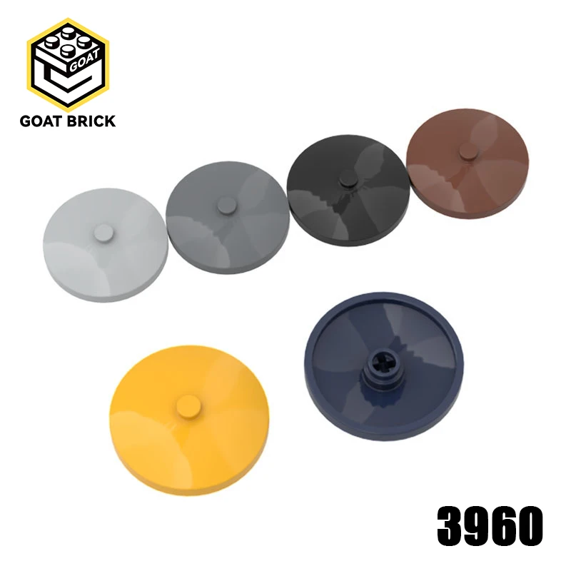 10Pcs MOC Parts 3960 30065 Dish 4 x 4 Inverted Compatible Bricks DIY Assmble Building Blocks Particle Kid Puzzle Brain Toy Gift