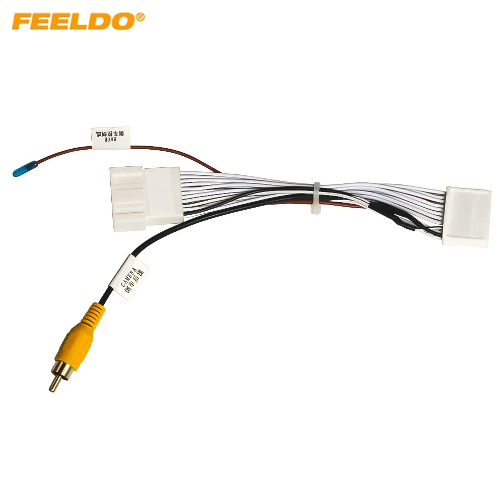 

Auto 16-pin Reverse Camera Output Video Adapter Wiring Cable For Toyota Highlander Original Factory Car Camera Video Output