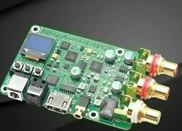 AK4493S Raspberry Pi DAC Audio Decoding Board Supports I2S to Coaxial Fiber HDMI ES9038 Digital Broadcasting