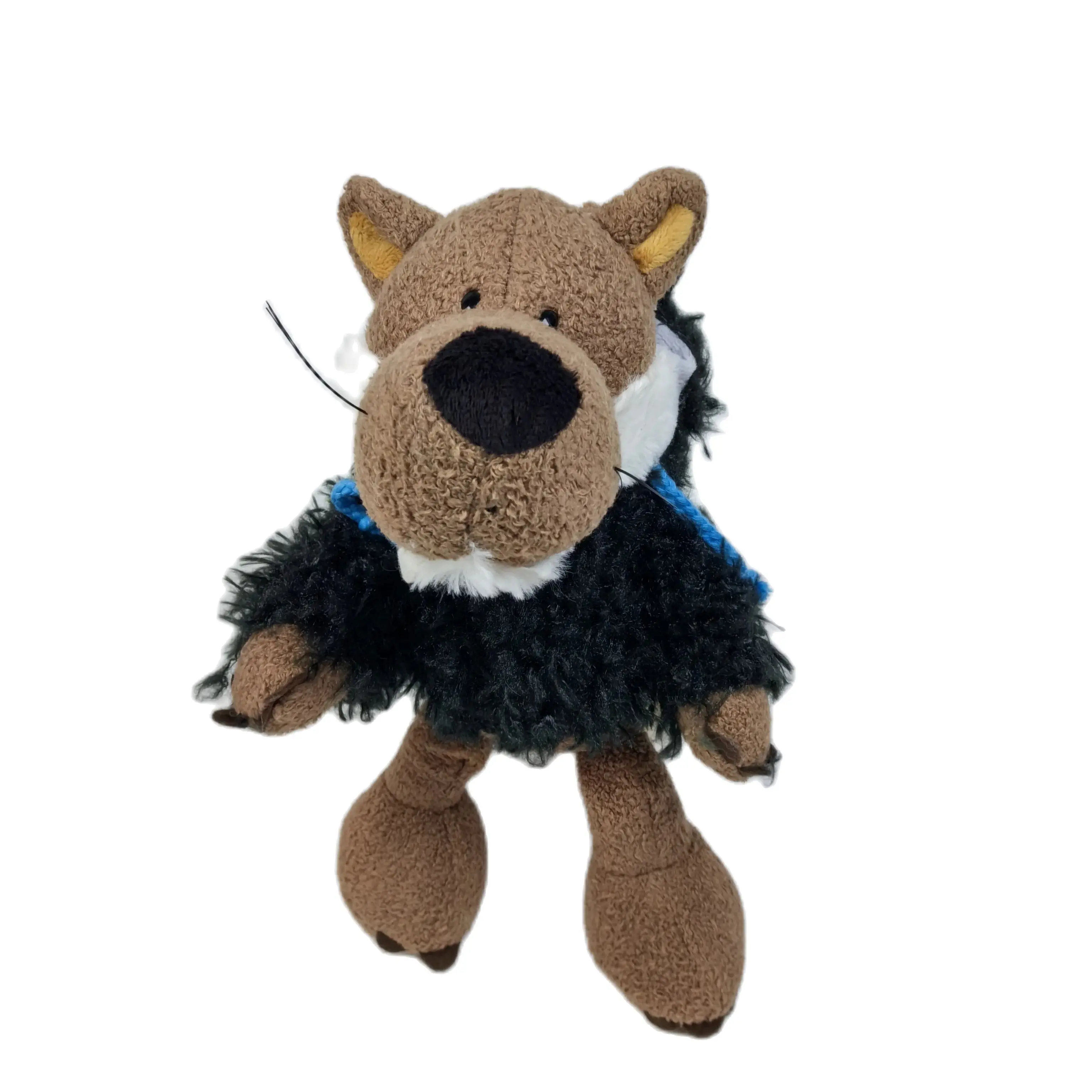 25-80cm Black Color Wolf with Sheep Cloth Plush Toy for Cute Baby/ Kids Gift, Plush Doll