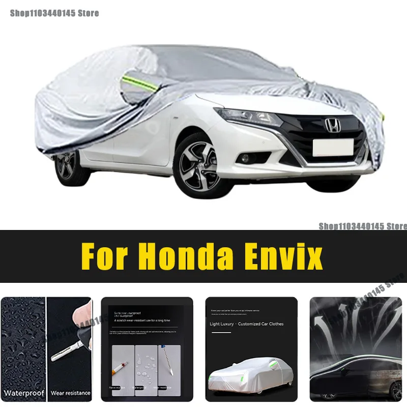 Full Car Covers Outdoor Sun UV Protection Dust Rain Snow Oxford cover Protective For Honda Envix Accessories