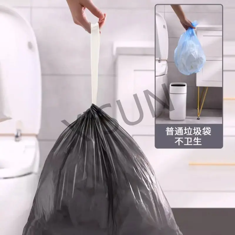 Large Portable Padded Garbage Bag for Household Kitchen Dormitory and Living Room