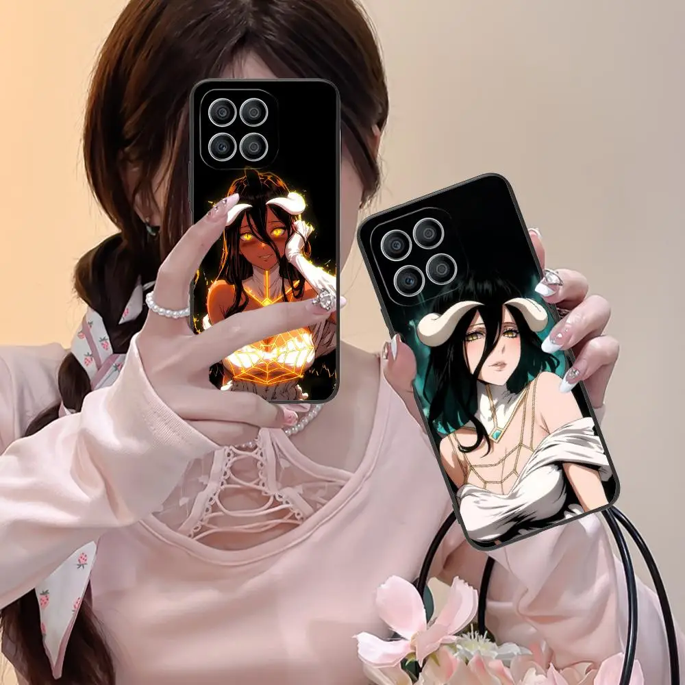 

Overlord Albedo Matte TPU Mobile Phone Case for Honor 90 80 70 60 50 30 20 10 9 8 7 Pro S SE Lite 5G Colorful Printing Cover