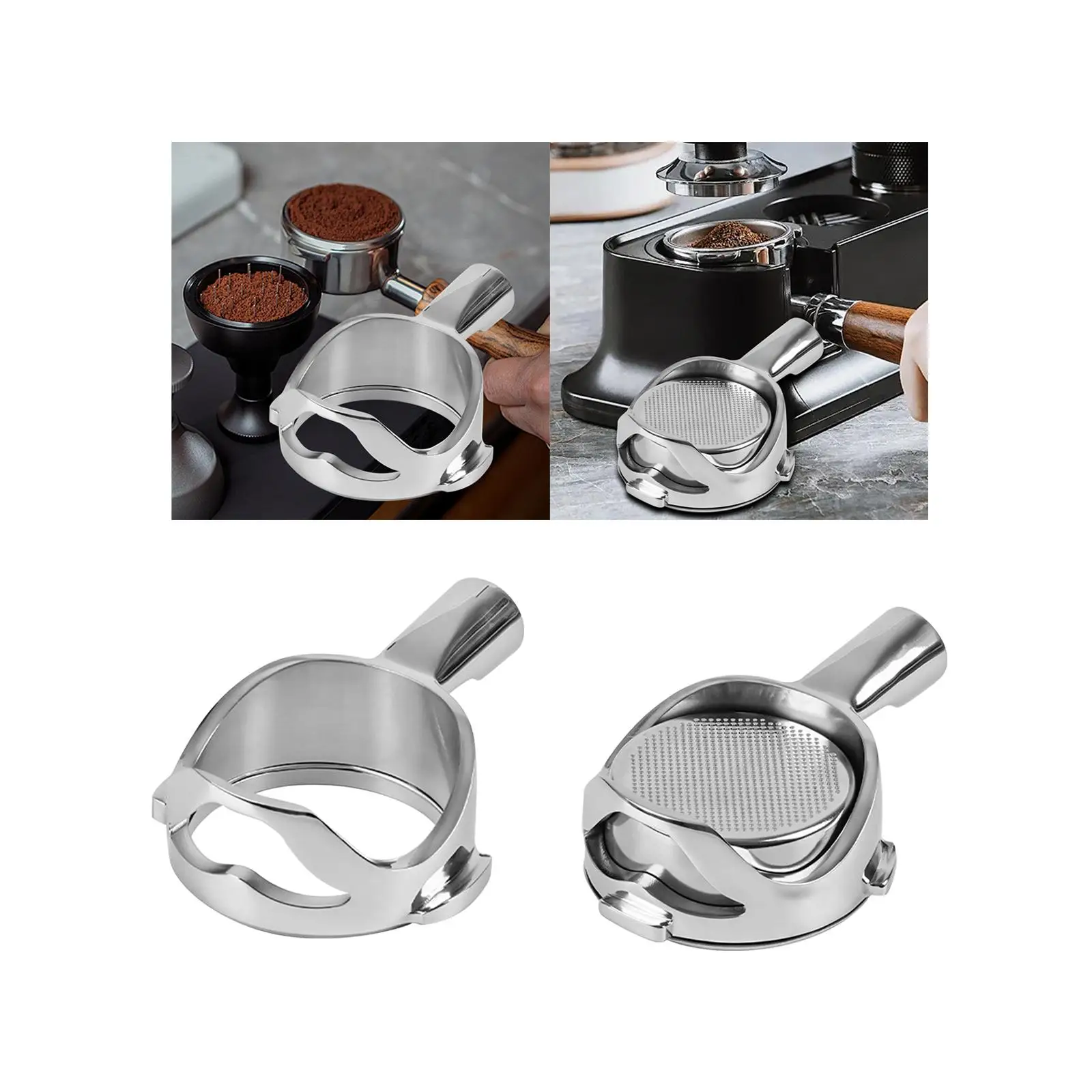 فلتر القهوة بدون قاع مقاس 58 مم، قطع غيار قابلة لإعادة الاستخدام لـ E61