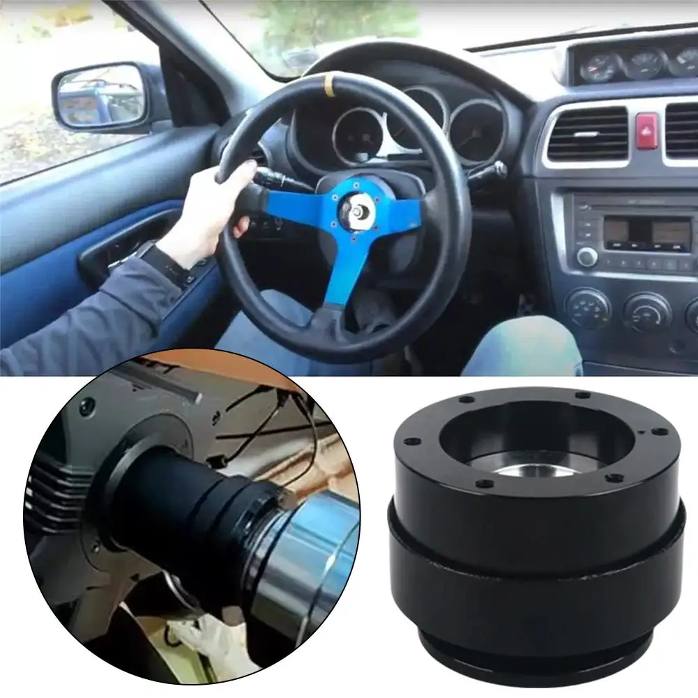 

70mm 6 Hole Racing Simulator Game Steering Wheel Quick Release Hub Adapter For Moza/Simagic M10 A/Mini Euro Truck K0G5