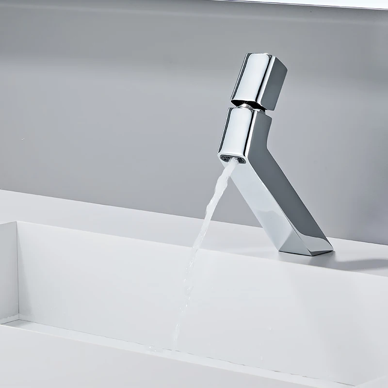 

Медный пистолет, серый смеситель, хромированный смеситель для умывальника, горячий и холодный смеситель для ванной комнаты с одним отверстием, золотой бытовой смеситель для ванной комнаты