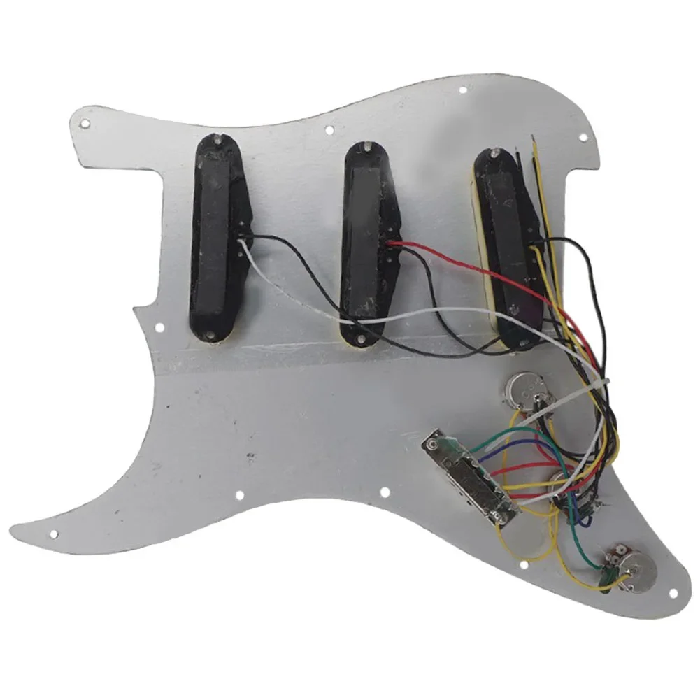 Tailored Pickguard and Pickup Combination for ST Electric Guitar Supporting Parallel and Series Pickup Operation Modes