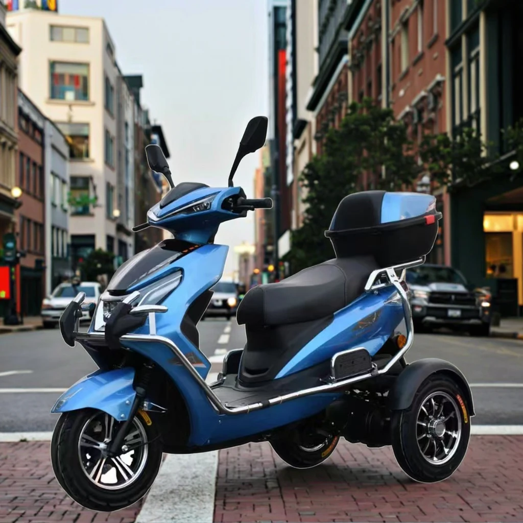 Hochwertiges 1000-W-Elektro-Dreirad, preiswertes Elektro-Motorrad mit Netzteil für Blei-Säure-Batterien