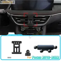 For Ford Focus 2018-2022 Gravity Stand Mount Support Horizontal GPS Mobile Bracket Accessories With Base Car Phone Holder