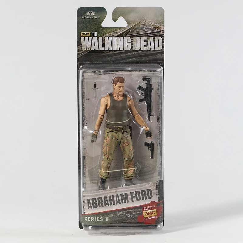 AMC TV Series The Walking Dead Abraham Ford Bungee Walker Rick Grimes The Governor Michonne PVC Action Figure Model Toy 7 Styles