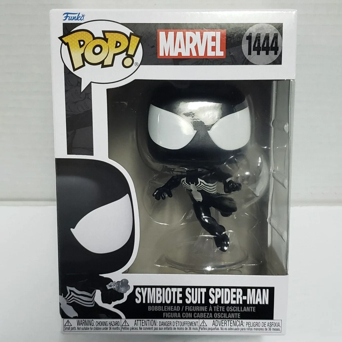 Marvel Pop! Symbiote Suit Spider-Man 1444 Vinyl Figure Funko 4 inchs Collectible Limited Edition Model Toy Birthday Gift - Image 3