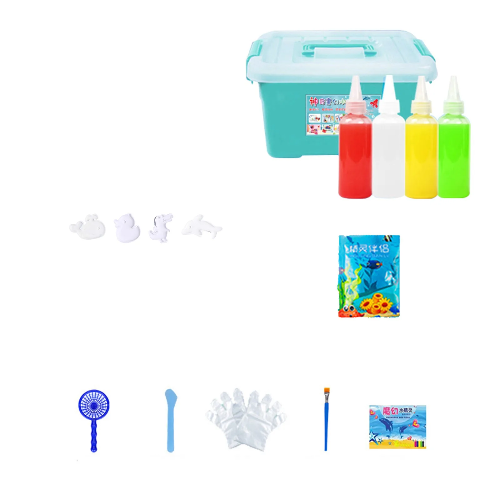 Kit de jouet elfe d'eau magique Aqua Fairy Gel d'eau Aqua Gel pour enfants artisanat éducatif fée magique elfe d'eau Kit de Gel d'eau magique