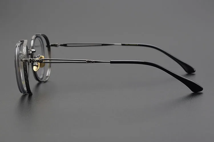 Titan Schildkröte Lesebrille Männlich Handgemachte Schmale Brillen Rahmen Anti Blaues Licht Gläser +1,0 1,5 1,75 2,0 – Detail 27
