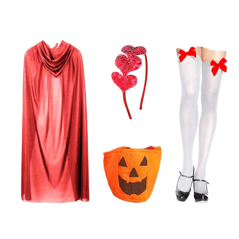 PESENAR Roodkapje Kostuum Jurk voor Meisjes Kinderen Halloween Kostuums Sprookjesverhalenboek Karakter Cosplay