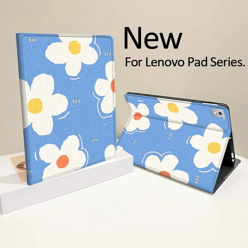 

Art Graffiti Flower Pattern For Lenovo Tab Xiaoxin Pad 700 Y900 Gen4 K10 P11 GT K11 3rd P11 P12 Plus Pro Gen Tablet Case