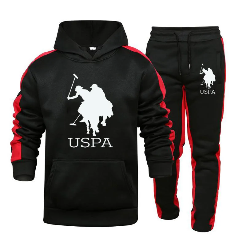 

Men's sports set two-piece outdoor men's set hot selling sports hoodie fashionable daily comfortable casual jogging