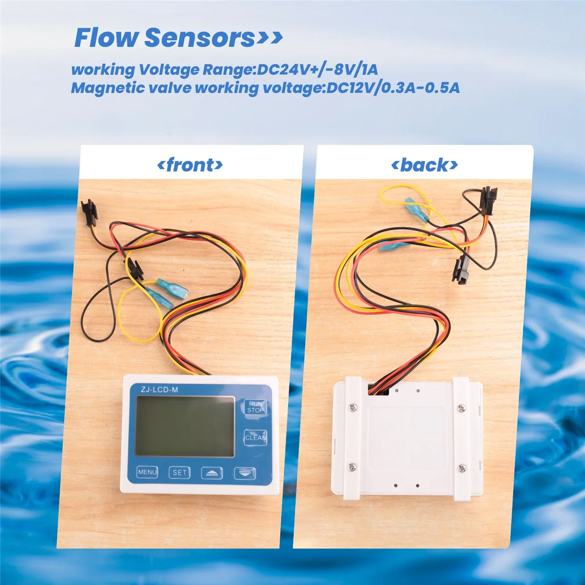 Control Flow Sensor Meter Lcd Display Zj-Lcd-M Screen For Flow Sensor Flow