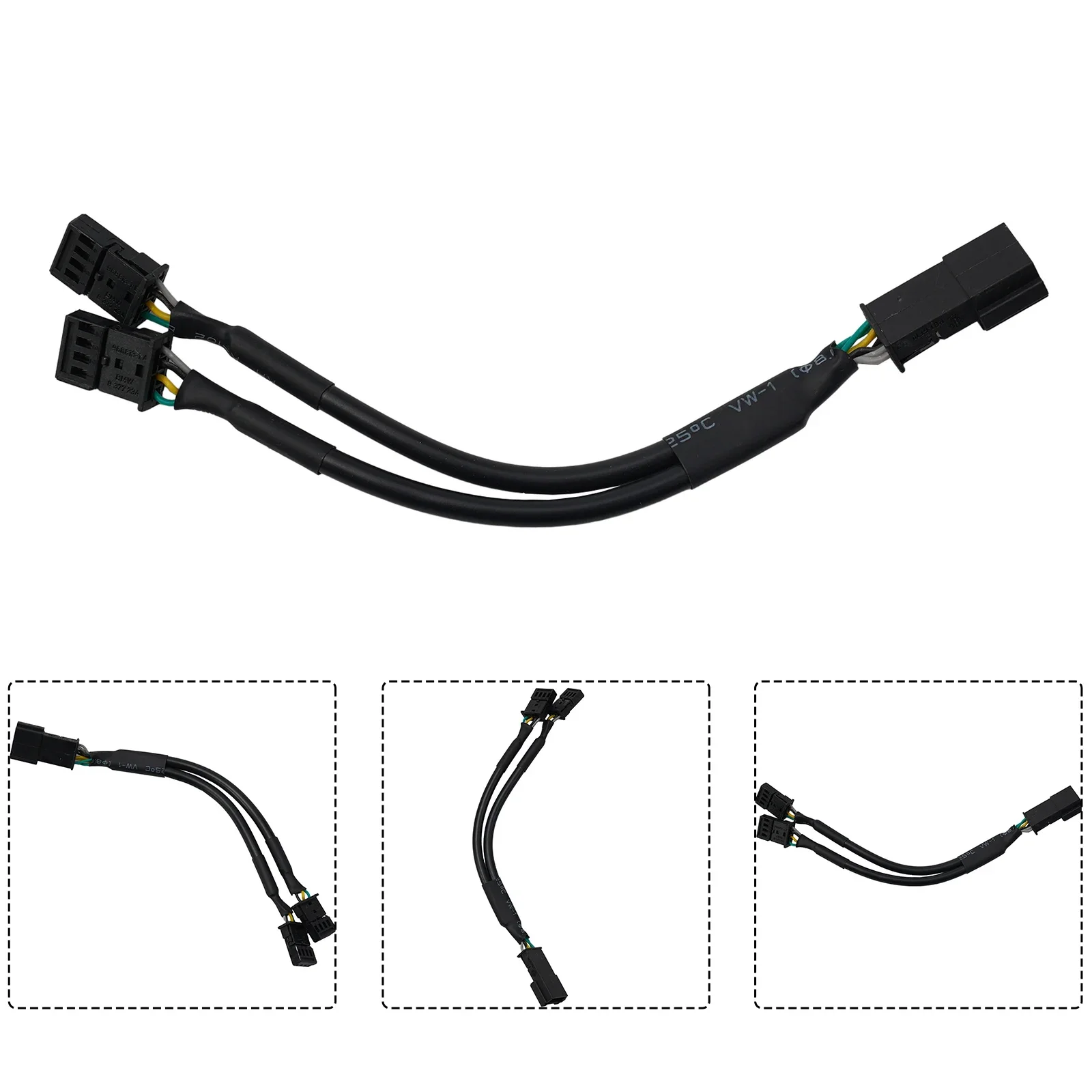 Cable Adapter ECU Y Splitter 15cm Length Black Cable Adapter Cable Wire Controller For BMW F10 F10 F18 F20 F30