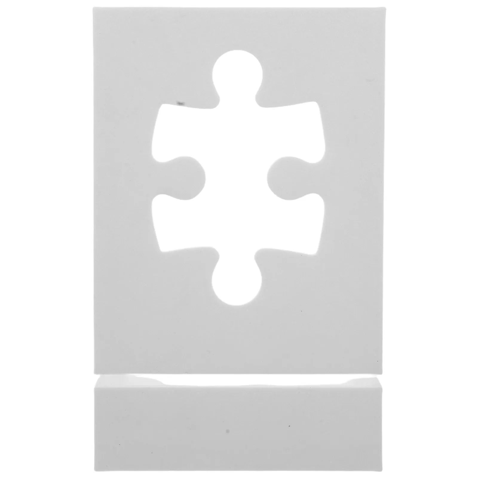

Puzzle Box Stand Holder White Lightweight Stable Support Puzzle Poster Easel Stand Storage Display Tool for Home Table Jigsaw