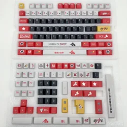 142 키 워 폭스 기계식 키보드 키캡, 체리 프로필 PBT 세트, 염료 승화 ISO 입력, GH60 게이트론 스위치용