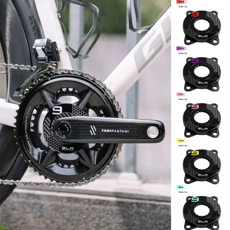 Ridgeloop Road Bike Crank Adapter Easton Interface Convert to 4 Claw BCD110 Direct Mount Spider for Single Double Chainring