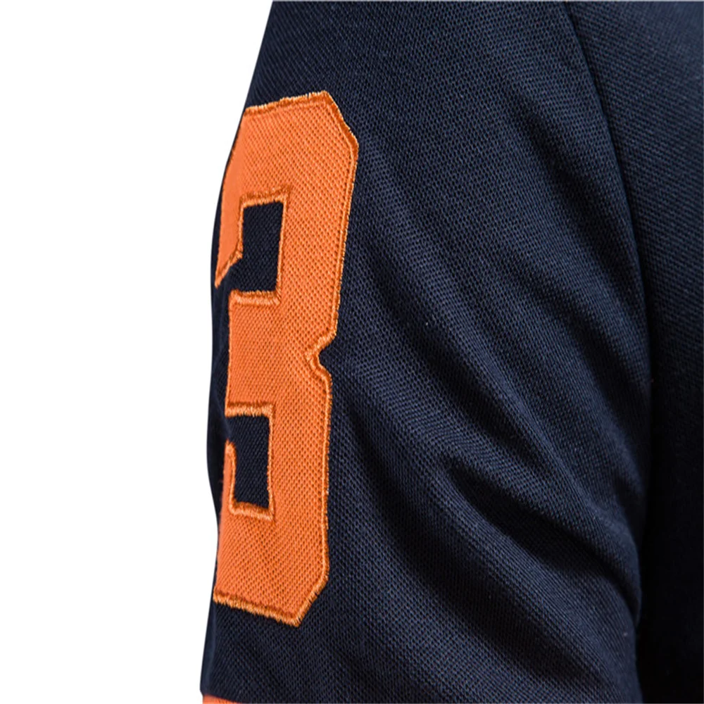 Dropshipping Polo Giraffe Shirt Men Quality Embroidery Summer Short Sleeve Polo Casual Business Social Mens Polos BR Size image 6