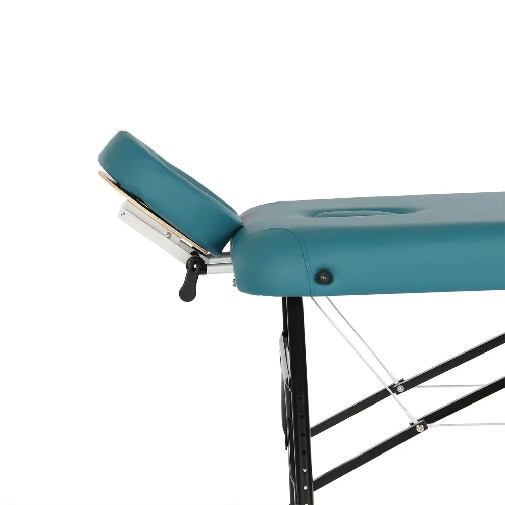 Table de massage pliante portable et légère, lit de tatouage avec jambe d'infraction, salon du visage, spa, largeur 28 po, nouveau, 2024