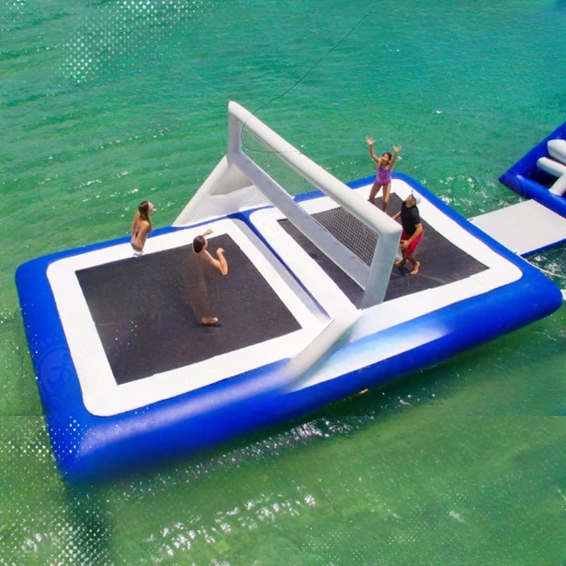 competition field inflatable with net yacht surrounding multi-player competitive volleyball entertainment facilities