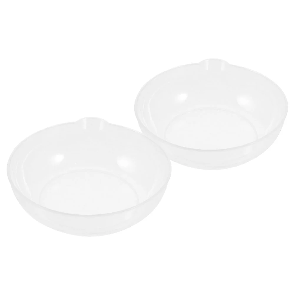 Fournitures de casseroles de pesée de cuisine, balance électronique, balance de mesure, casseroles alimentaires numériques, poids en poudre, plastique T1, 2 pièces