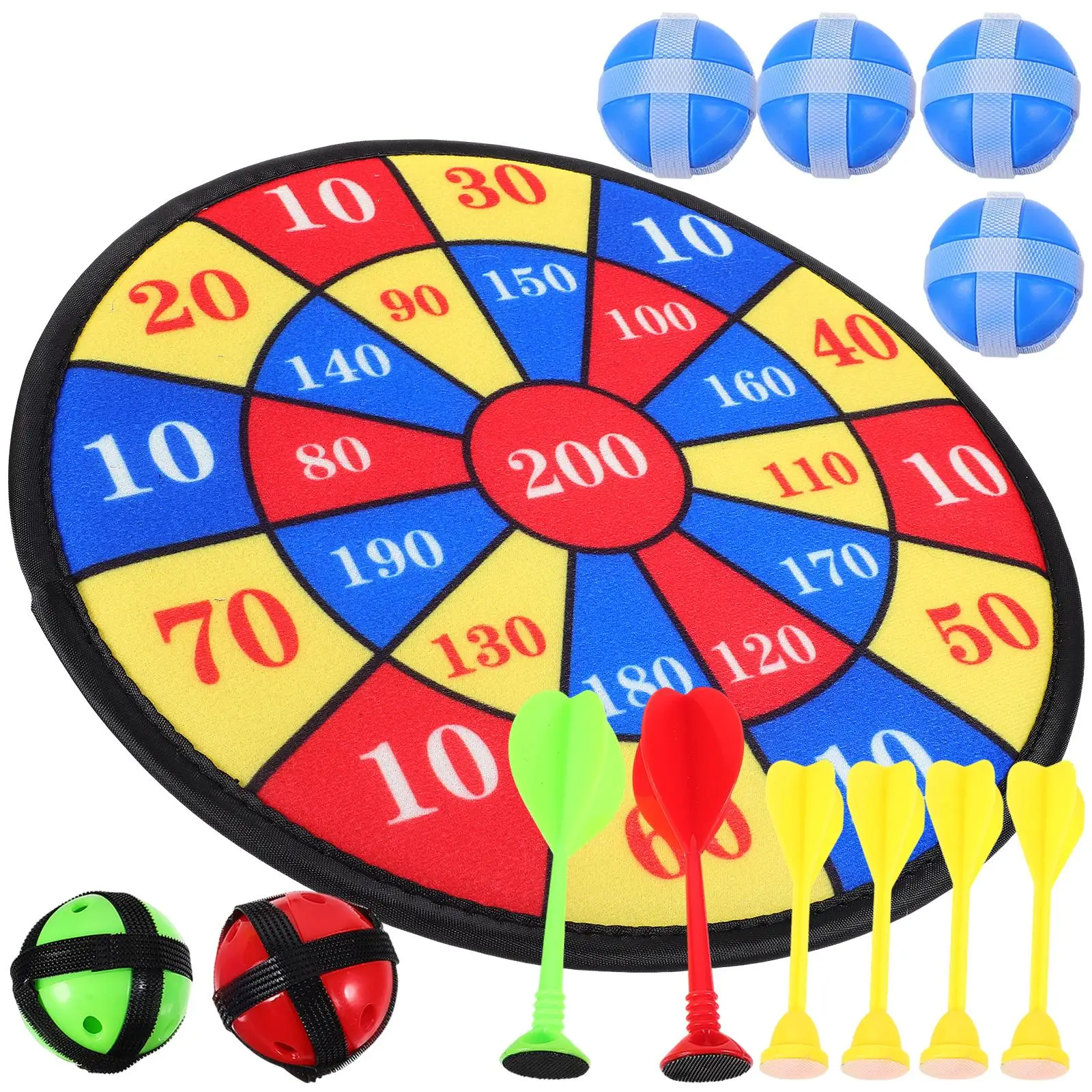 

13 Pcs Colorful Throwing Toys for Kids Sticky Balls Party Games Target Practice Shooting Supplies