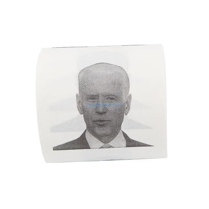 

T3LF Home Supplies Joe Biden Printed Rolling Paper Funny Toilet Paper Humor Bathroom Prank Joke Fun Toilet Paper Novelty Gift