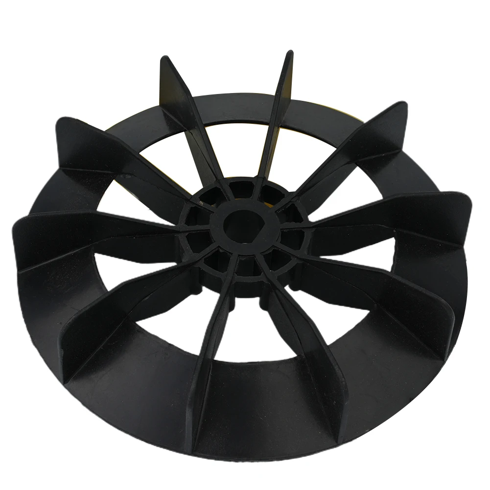 Blade Air Compressor Fan Plastic Waterproof Ball Type Black D Type Hole Direct-on-Line Motor 14mm Shaft 150mm Outer Diameter
