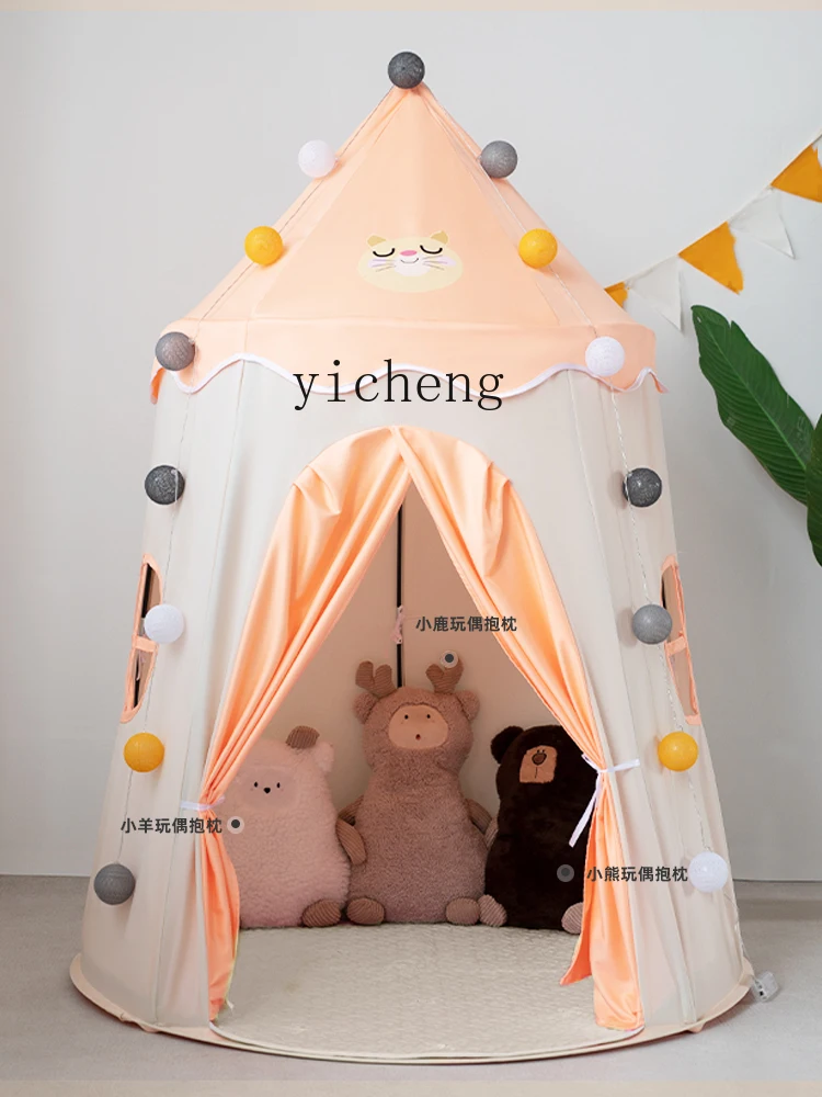 Tqh-Tente d'intérieur pour enfants, maison de jeu pour bébé, jouet de princesse pour filles, petite maison