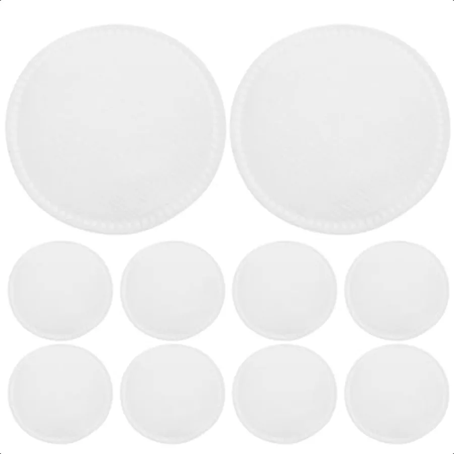 60 Stück Make-up-Entferner-Pads aus Baumwolle, ideal für Hautpflege, Reisen und den täglichen Gebrauch, geeignet für alle Hauttypen, Weiß