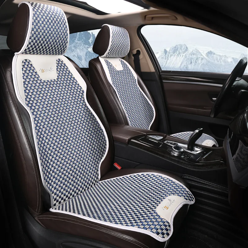 

Universal Car Seat Cover Four Season Auto Ice Silk Breathable Seat Covers for Car Cool Seats Cover Protection Cars Accessories