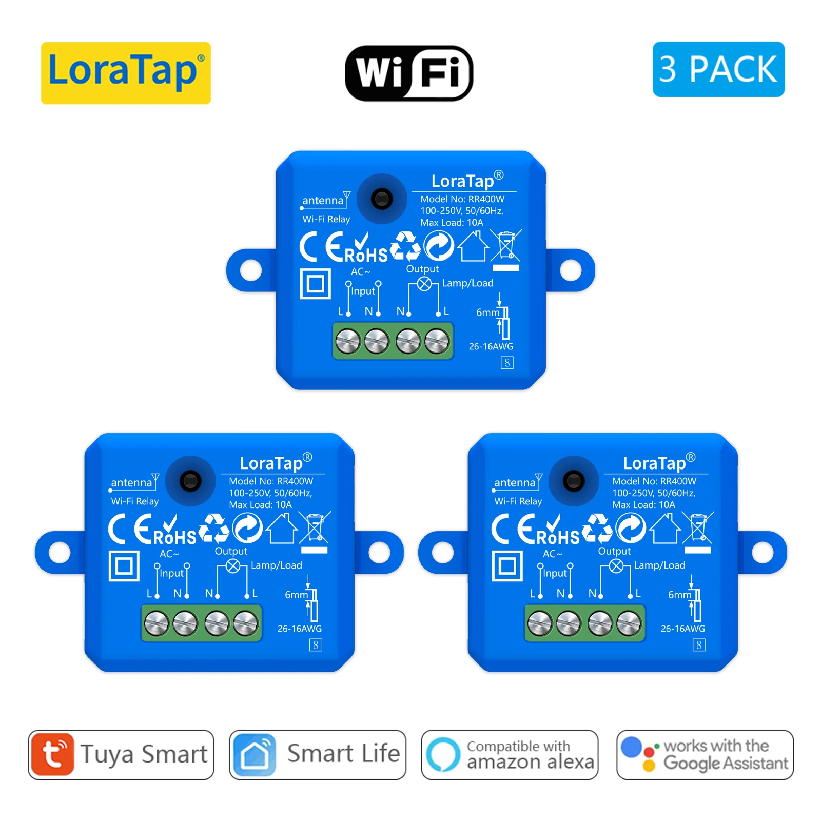 3 PACK Blue