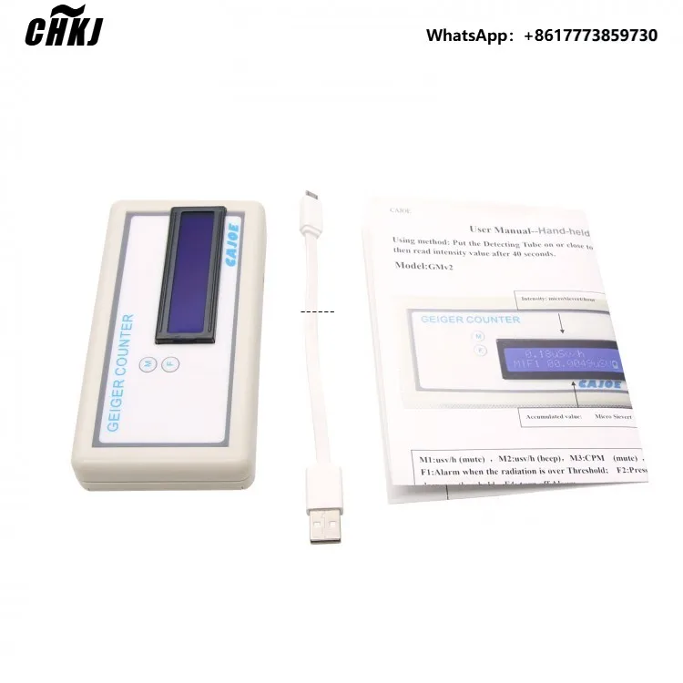 

CHKJ Handheld Digital Display Geiger Counter Nuclear Radiation Detector Meter with Counters for Rays