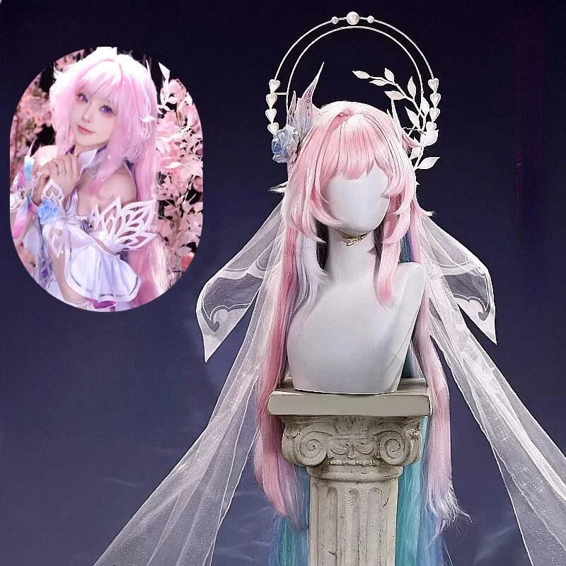 

Cyrene Cosplay Wig Game Honkai：Star Rail Demiurge Long Synthetic Hair Mem Resistant Wigs for Women Girls Halloween Party Prop