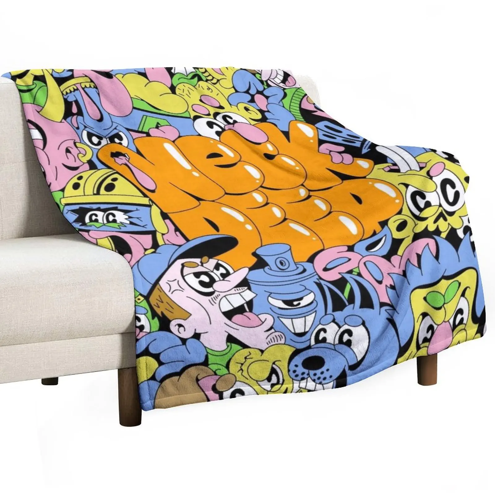 neck deep tour 2024 Throw Blanket Multi-Purpose bed plaid Blankets For Bed Hairys Personalized Gift christmas gifts Blankets